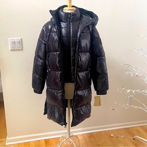 BLACK CAVIAR MICHAEL KORS NWT PUFFER COAT  WOMENS Medium NEW w/ TAGS